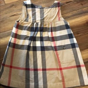 Little girls Burberry Dress/ Romper